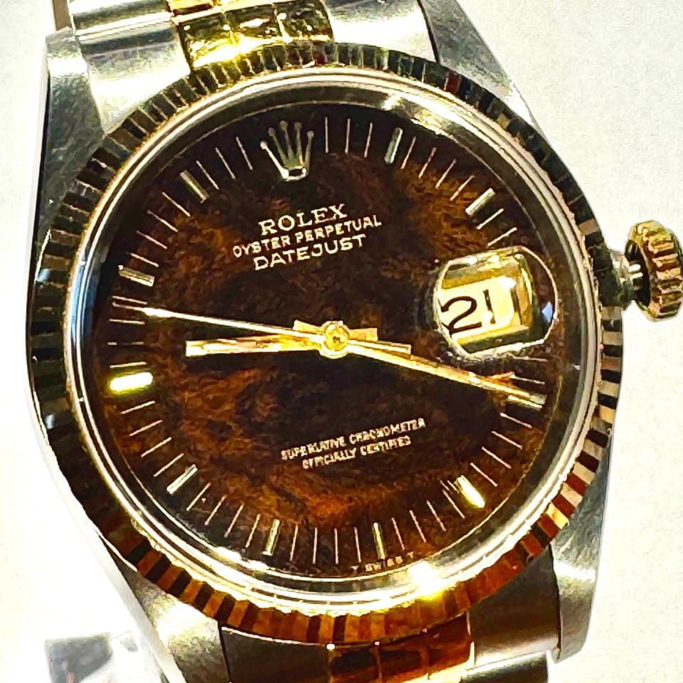 Rolex | Datejust | 16233 | Gold/Steel | 36 mm | Gold/Steel | Brown | Automatic