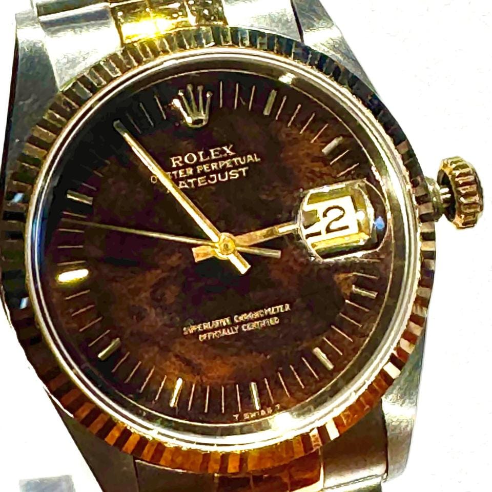 Rolex | Datejust | 16233 | Gold/Steel | 36 mm | Gold/Steel | Brown | Automatic