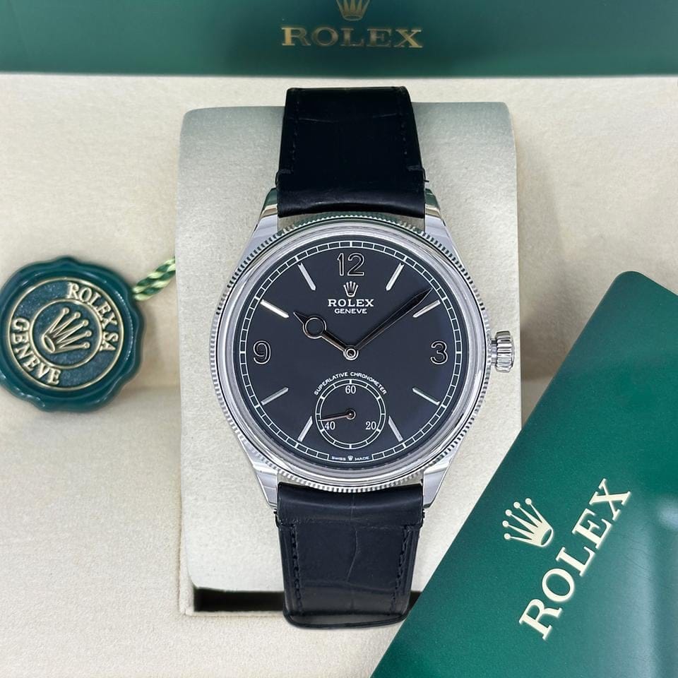 Rolex | 1908 | 52509 | White gold | 39 mm | Black | Automatic