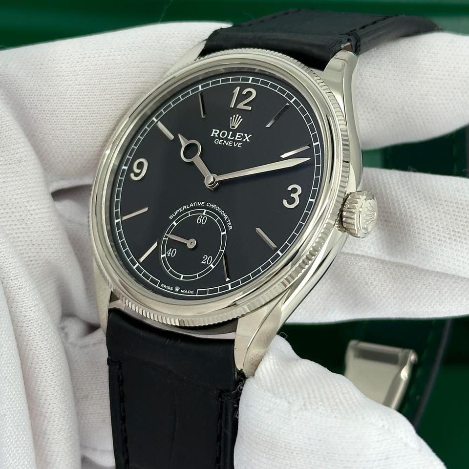 Rolex | 1908 | 52509 | White gold | 39 mm | Black | Automatic