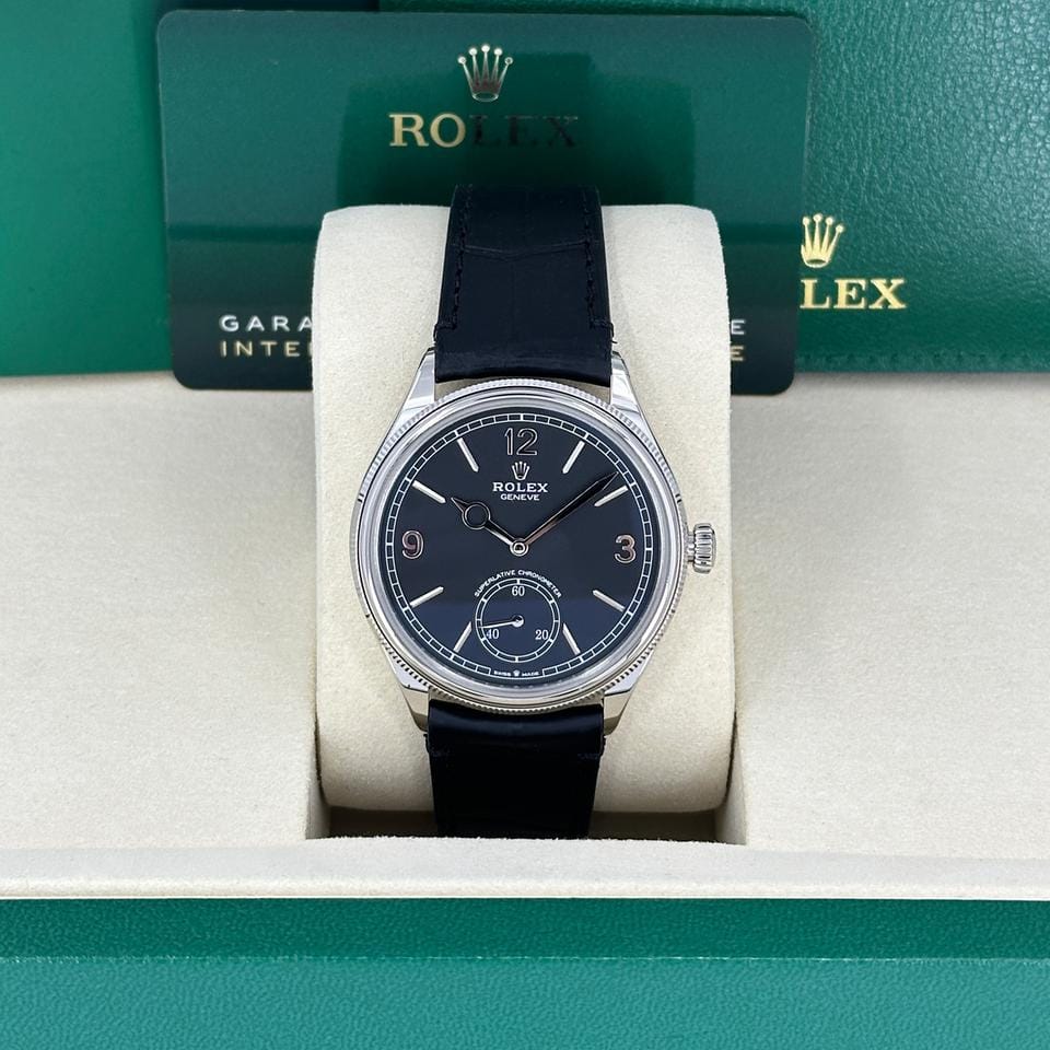 Rolex | 1908 | 52509 | White gold | 39 mm | Black | Automatic
