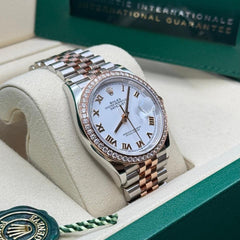 Rolex | Datejust | 126281RBR | Gold/Steel | 36 x 44 mm | Gold/Steel | White | Automatic