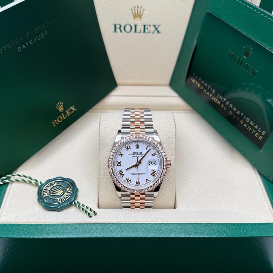 Rolex | Datejust | 126281RBR | Gold/Steel | 36 x 44 mm | Gold/Steel | White | Automatic