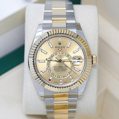 Rolex | Sky-Dweller | 326933-0001 | 42 mm | Gold/Steel | Champagne | Automatic