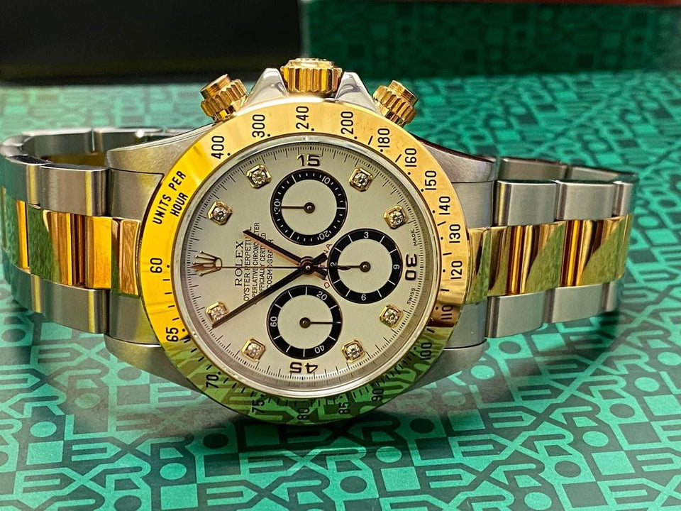 Rolex | Daytona | 16523 | Gold/Steel | 40 mm | Gold/Steel | White | Automatic