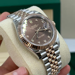 Rolex | Datejust | 126331G | Rose gold | 41 mm | Rose gold | Brown | Automatic
