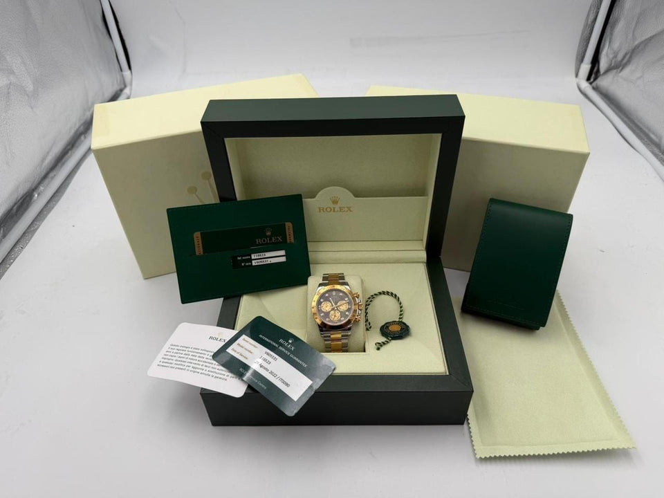 Rolex | Daytona | 116523 | Gold/Steel | 40 mm | Gold/Steel | Mother of pearl | Automatic