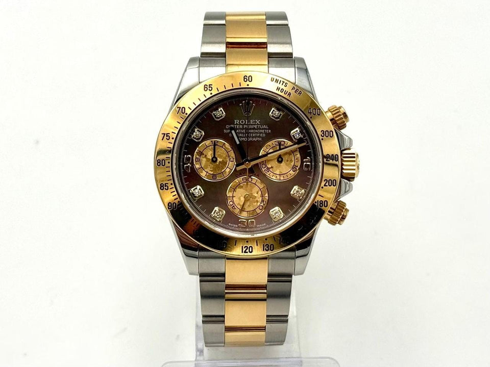 Rolex | Daytona | 116523 | Gold/Steel | 40 mm | Gold/Steel | Mother of pearl | Automatic
