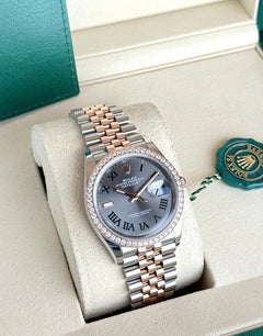 Rolex | Datejust | 126281RBR | Steel | 36 x 44 mm | Gold/Steel | Grey | Automatic