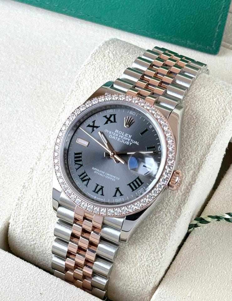 Rolex | Datejust | 126281RBR | Steel | 36 x 44 mm | Gold/Steel | Grey | Automatic
