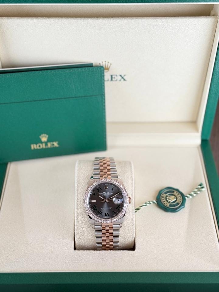 Rolex | Datejust | 126281RBR | Steel | 36 x 44 mm | Gold/Steel | Grey | Automatic