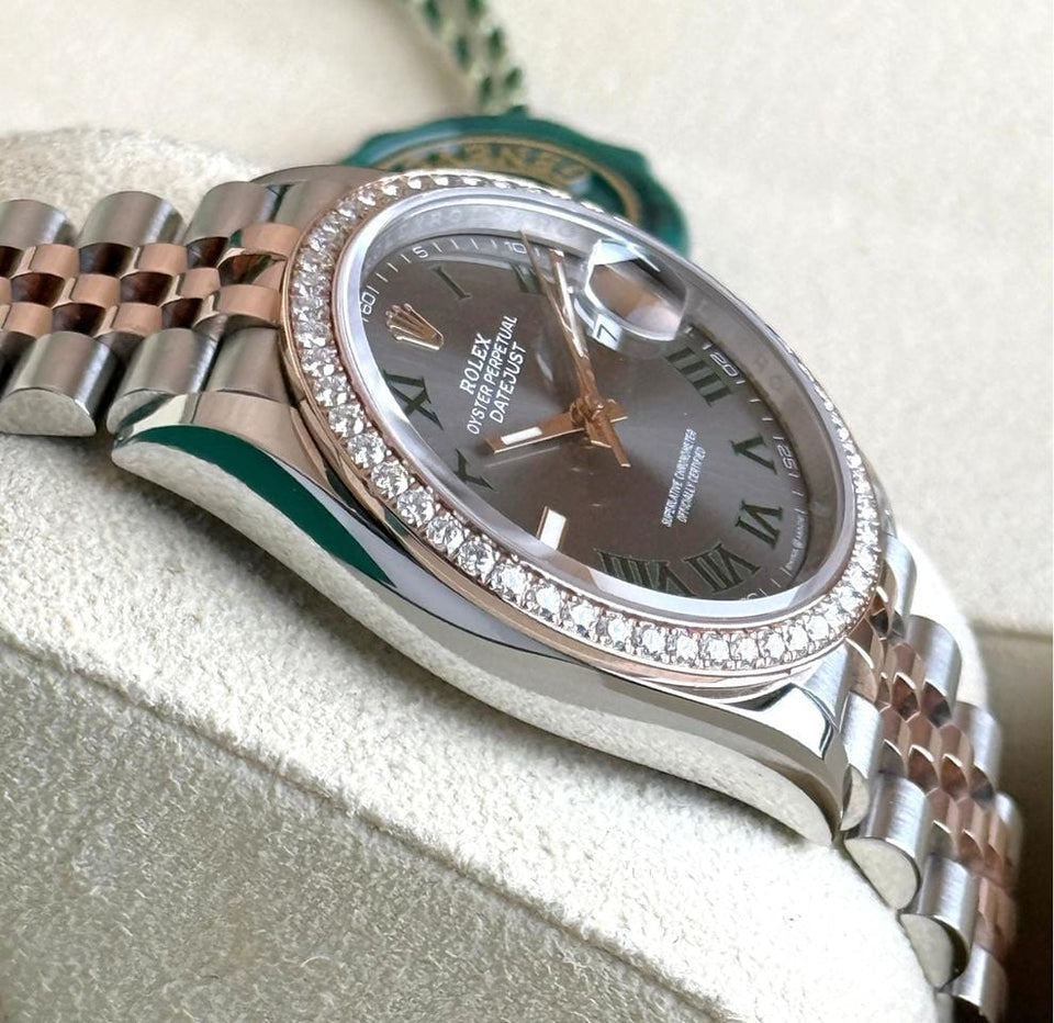 Rolex | Datejust | 126281RBR | Steel | 36 x 44 mm | Gold/Steel | Grey | Automatic