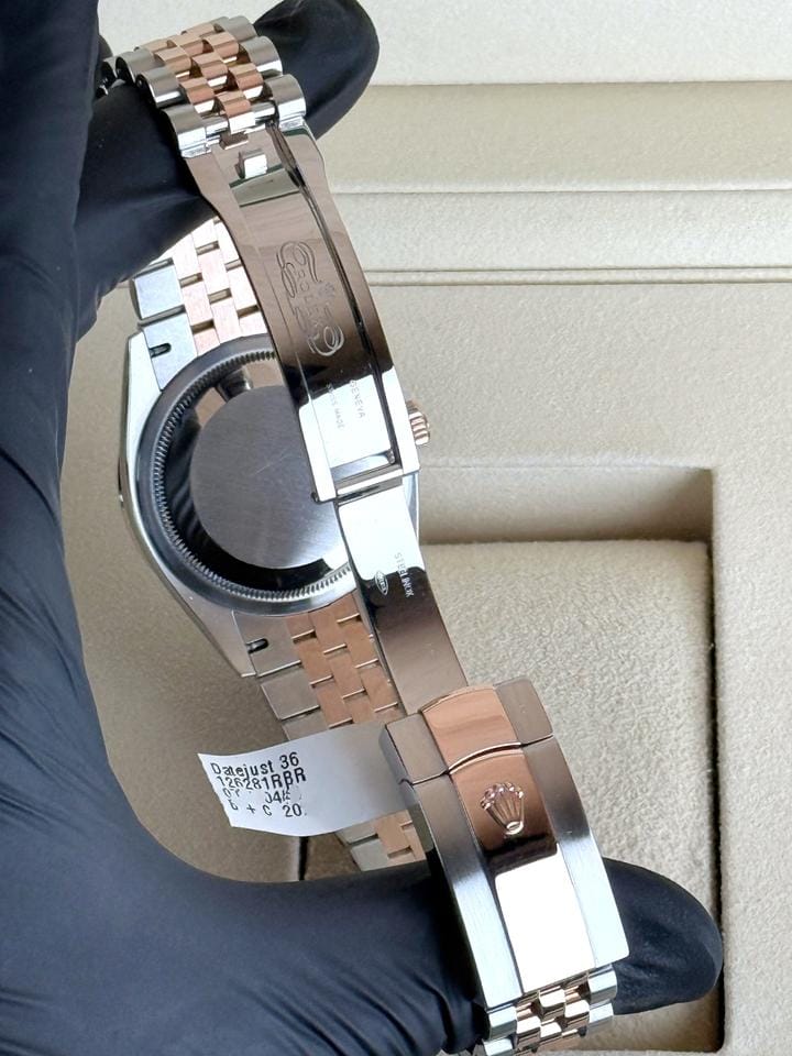 Rolex | Datejust | 126281RBR | Steel | 36 x 44 mm | Gold/Steel | Grey | Automatic