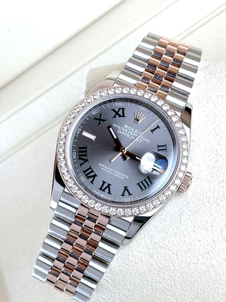 Rolex | Datejust | 126281RBR | Steel | 36 x 44 mm | Gold/Steel | Grey | Automatic