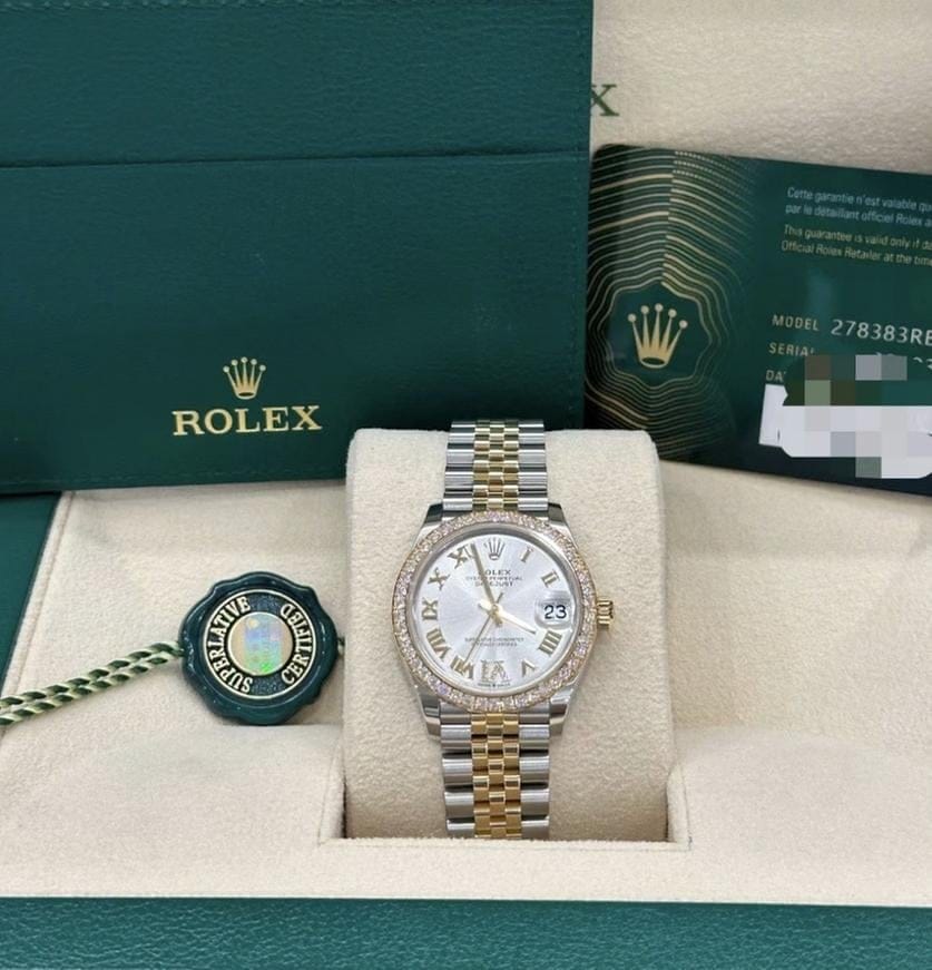 Rolex | Datejust | 278383RBR SILVER ROMAN JUB | Gold/Steel | 31 mm | Gold/Steel | Silver | Automatic