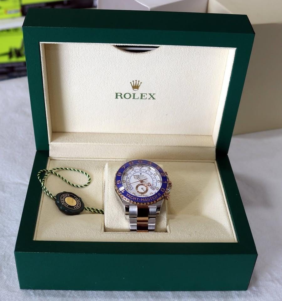 Rolex | Yacht-Master II | 116681 | 44 mm | Gold/Steel | White | Automatic