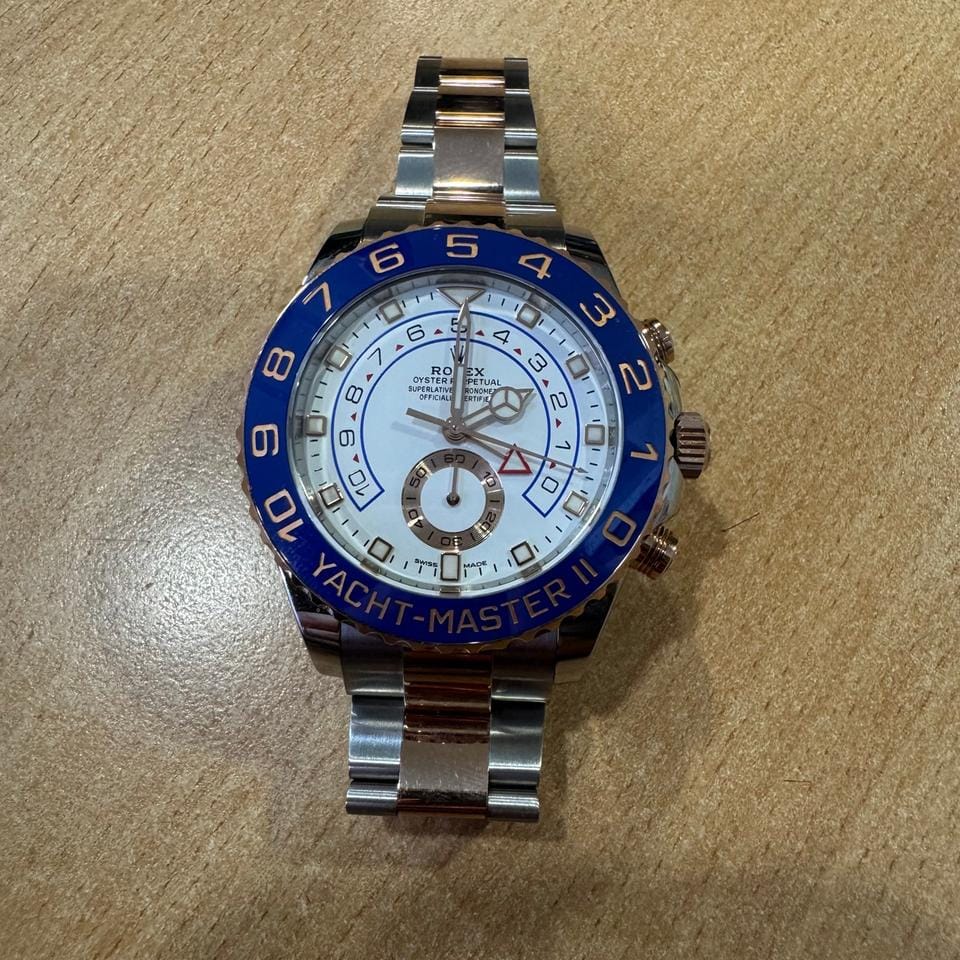 Rolex | Yacht-Master II | 116681 | 44 mm | Gold/Steel | White | Automatic