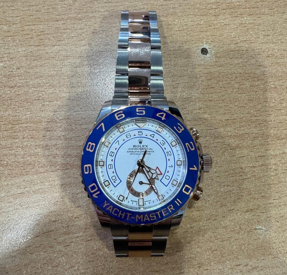 Rolex | Yacht-Master II | 116681 | 44 mm | Gold/Steel | White | Automatic