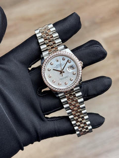 Rolex | Datejust | 126281RBR | Gold/Steel | 36 x 44 mm | Gold/Steel | Mother of pearl | Automatic
