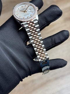 Rolex | Datejust | 126281RBR | Gold/Steel | 36 x 44 mm | Gold/Steel | Mother of pearl | Automatic