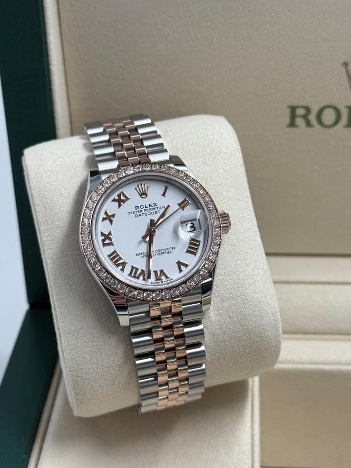 Rolex | Datejust | 278381RBR WHITE JUB | Gold/Steel | 31 mm | Gold/Steel | White | Automatic