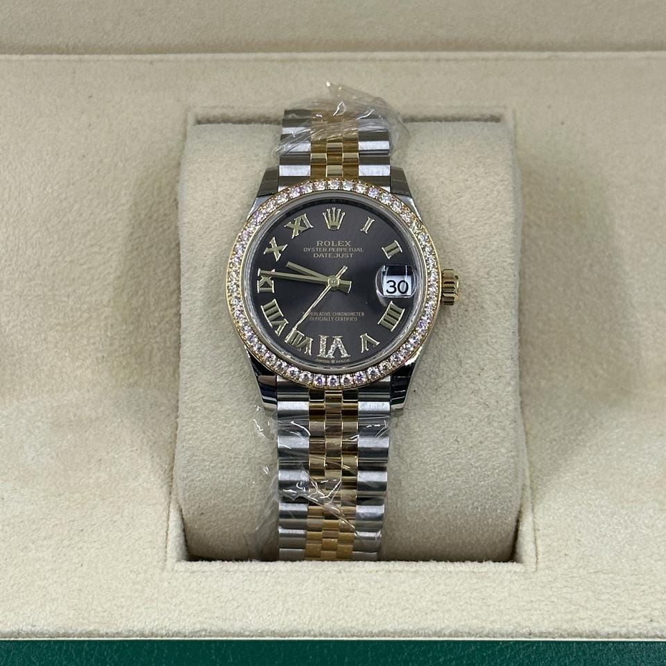 Rolex | Datejust | 278383RBR GREY ROMAN JUB | Gold/Steel | 31 mm | Gold/Steel | Grey | Automatic