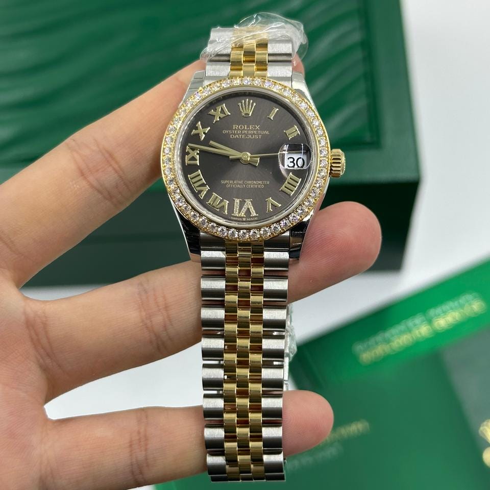 Rolex | Datejust | 278383RBR GREY ROMAN JUB | Gold/Steel | 31 mm | Gold/Steel | Grey | Automatic