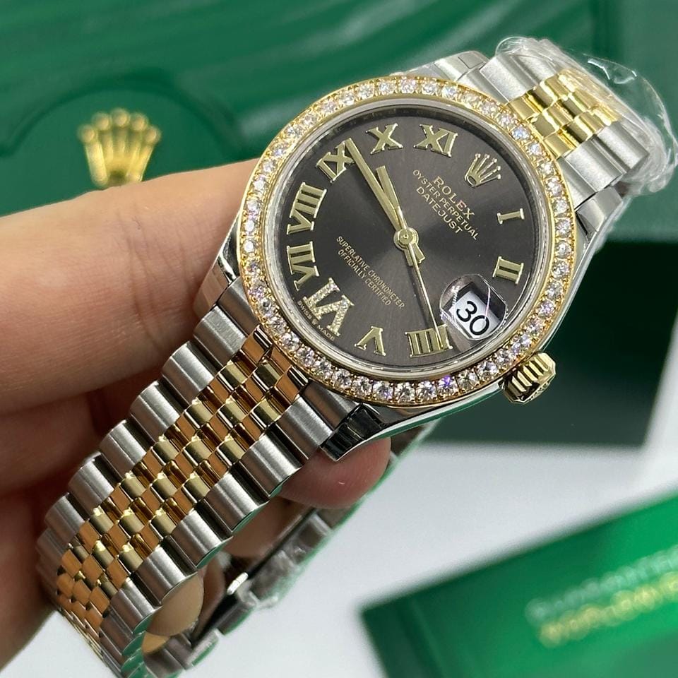 Rolex | Datejust | 278383RBR GREY ROMAN JUB | Gold/Steel | 31 mm | Gold/Steel | Grey | Automatic