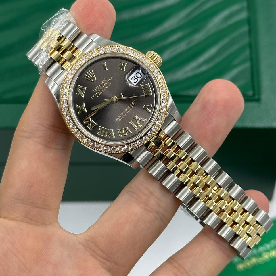 Rolex | Datejust | 278383RBR GREY ROMAN JUB | Gold/Steel | 31 mm | Gold/Steel | Grey | Automatic