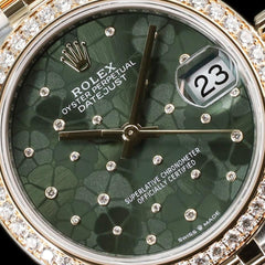 Rolex | Datejust | 278383RBR | Gold/Steel | 31 mm | Gold/Steel | Green | Automatic