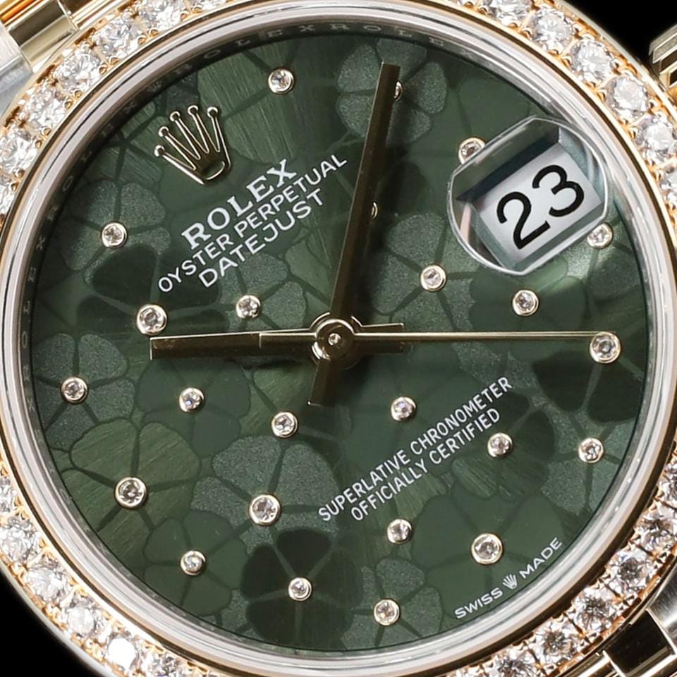 Rolex | Datejust | 278383RBR | Gold/Steel | 31 mm | Gold/Steel | Green | Automatic
