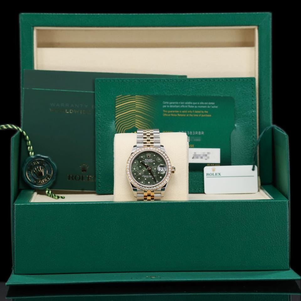 Rolex | Datejust | 278383RBR | Gold/Steel | 31 mm | Gold/Steel | Green | Automatic