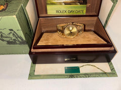 Rolex | Day-Date | 18238 | Yellow gold | 36 mm | Yellow gold | Champagne | Automatic
