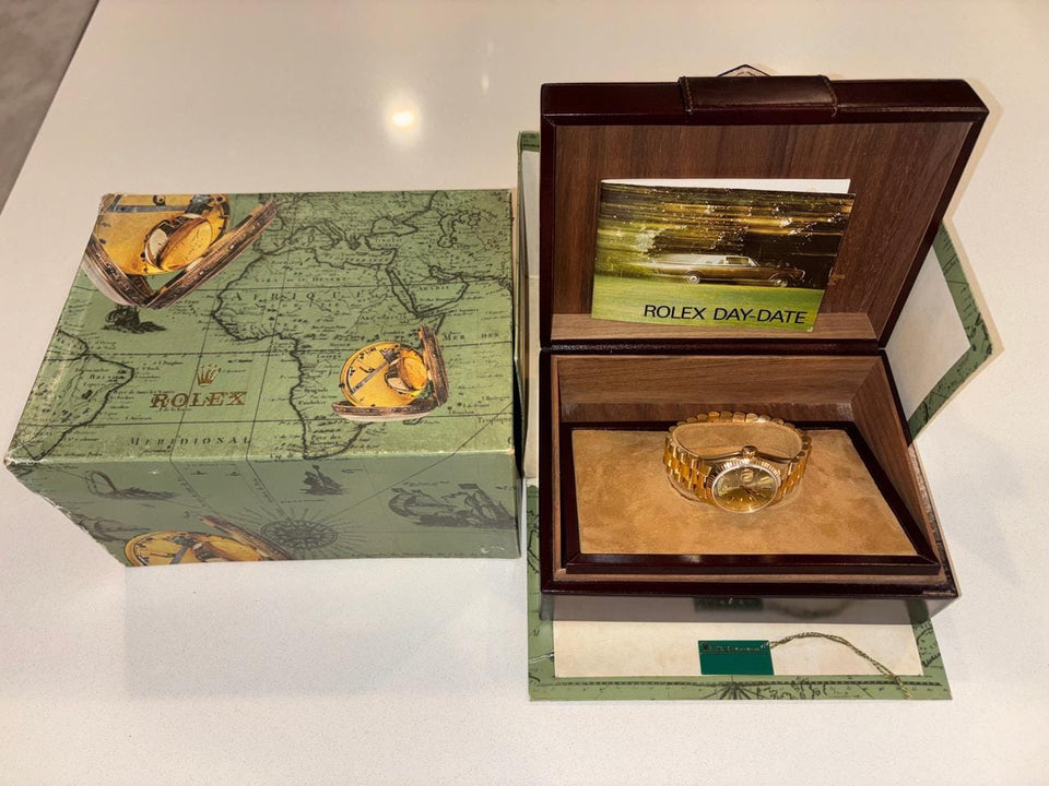 Rolex | Day-Date | 18238 | Yellow gold | 36 mm | Yellow gold | Champagne | Automatic