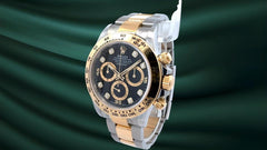 Rolex | Daytona | 116503 | Yellow gold | 40 mm | Gold/Steel | Black | Automatic
