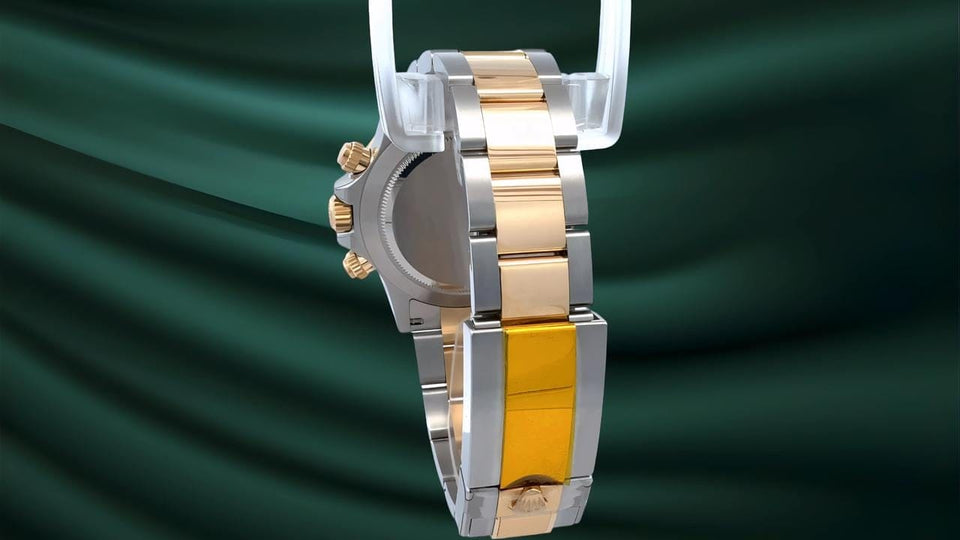 Rolex | Daytona | 116503 | Yellow gold | 40 mm | Gold/Steel | Black | Automatic