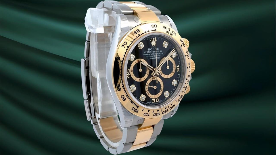 Rolex | Daytona | 116503 | Yellow gold | 40 mm | Gold/Steel | Black | Automatic