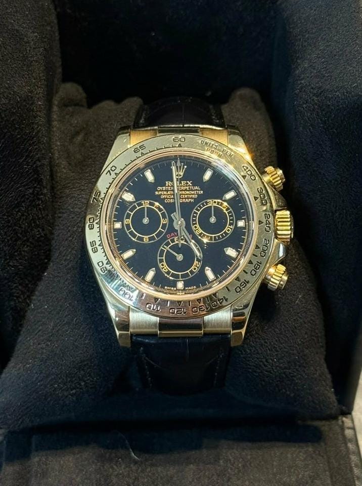Rolex | Daytona | 116518 | 40 mm | Crocodile skin | Automatic