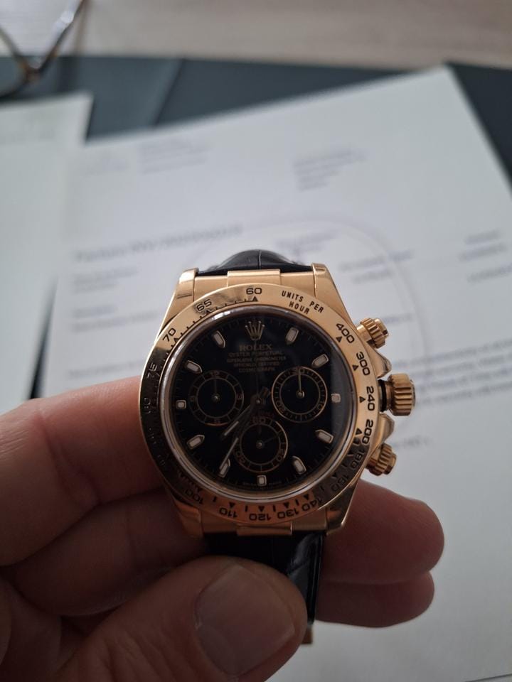 Rolex | Daytona | 116518 | 40 mm | Crocodile skin | Automatic