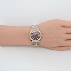 Rolex | Datejust | 278383RBR | Steel | 31 mm | Gold/Steel | Black | Automatic