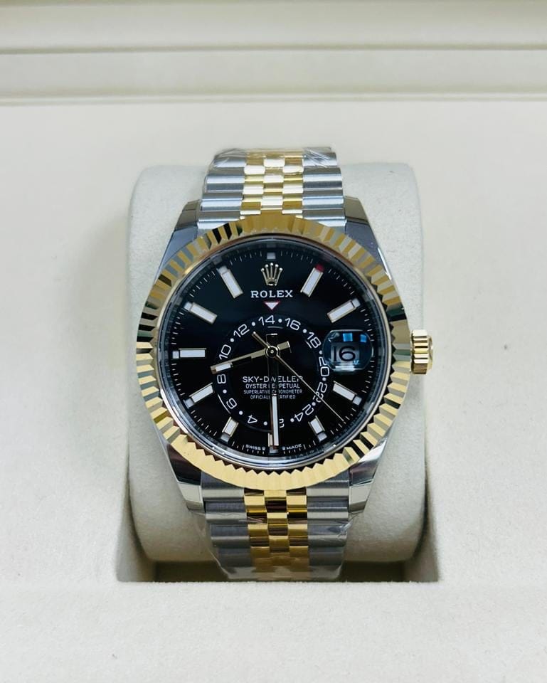 Rolex | Sky-Dweller | 336933 | 42 mm | Gold/Steel | Black | Automatic