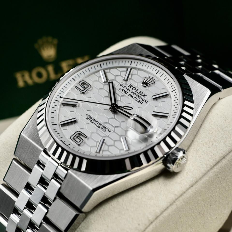 Rolex | Land-Dweller | 127334 | Steel | 36 mm | Steel | White | Automatic