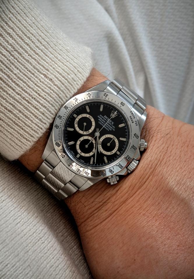 Rolex | Daytona | 16520 | Steel | 40 mm | Steel | Black | Automatic