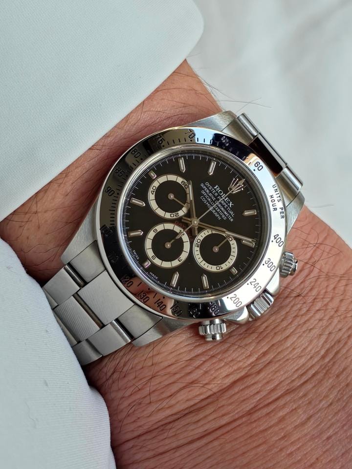 Rolex | Daytona | 16520 | Steel | 40 mm | Steel | Black | Automatic