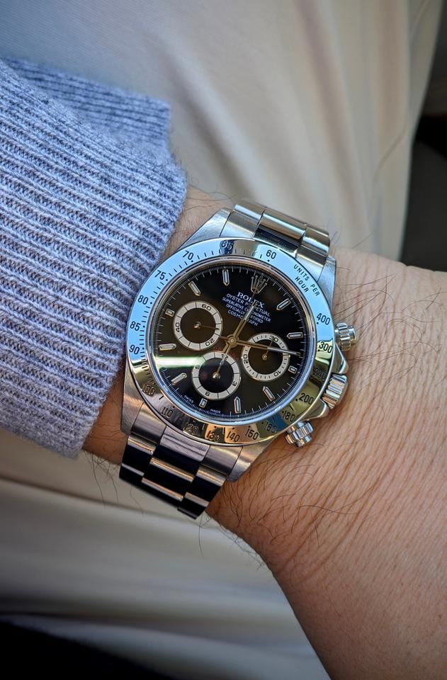 Rolex | Daytona | 16520 | Steel | 40 mm | Steel | Black | Automatic