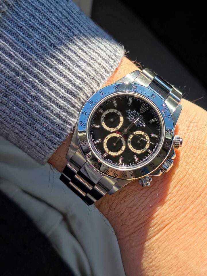 Rolex | Daytona | 16520 | Steel | 40 mm | Steel | Black | Automatic