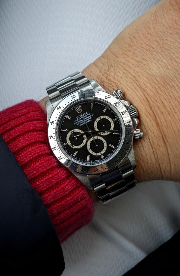 Rolex | Daytona | 16520 | Steel | 40 mm | Steel | Black | Automatic