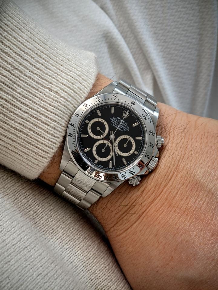 Rolex | Daytona | 16520 | Steel | 40 mm | Steel | Black | Automatic