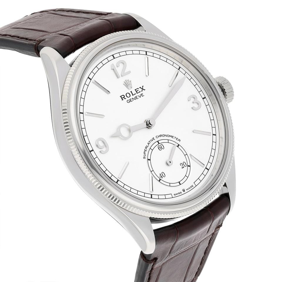 Rolex | 1908 | 52509-0006 | 39 mm | White | Automatic