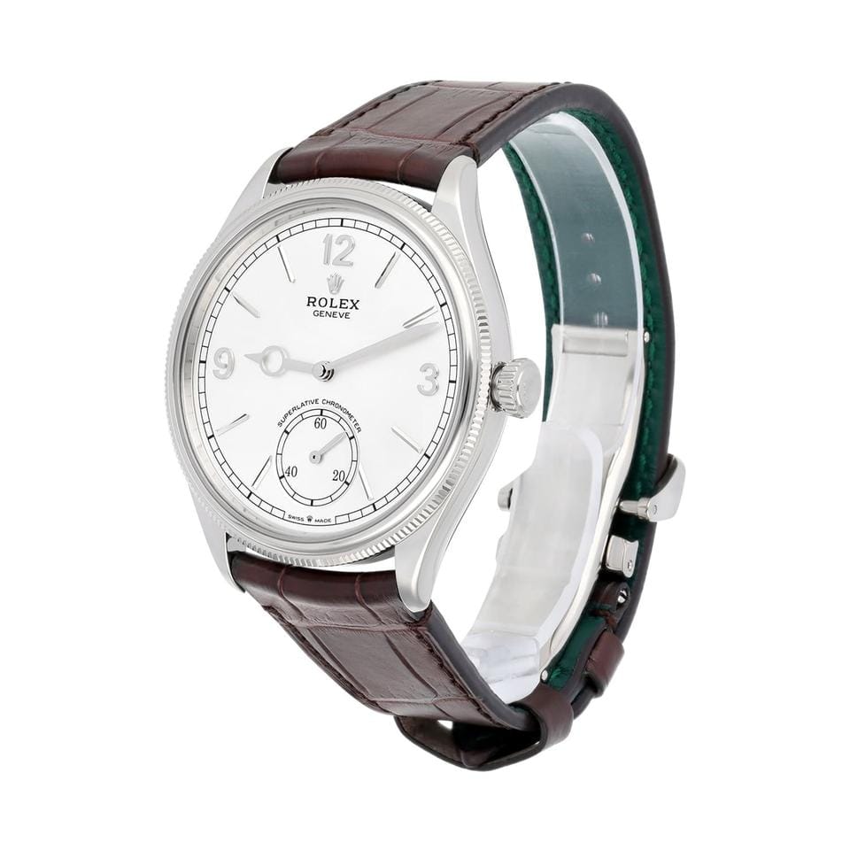 Rolex | 1908 | 52509-0006 | 39 mm | White | Automatic